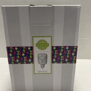Scentsy Spirt‎ Of Joy  Holiday/ Winter Snowflake Warmer In Box # L70572